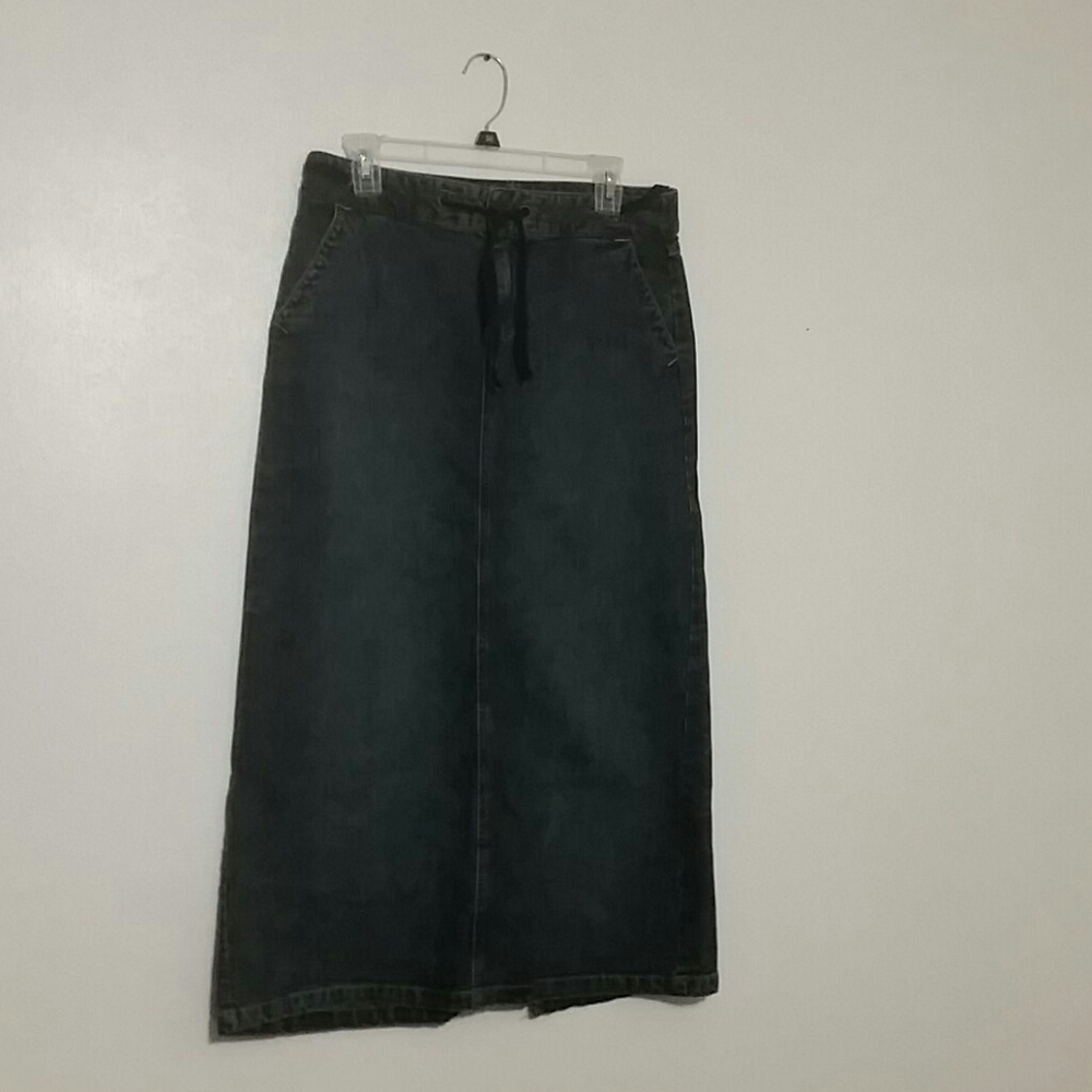 Old Navy Long Blue Jeans Skirt